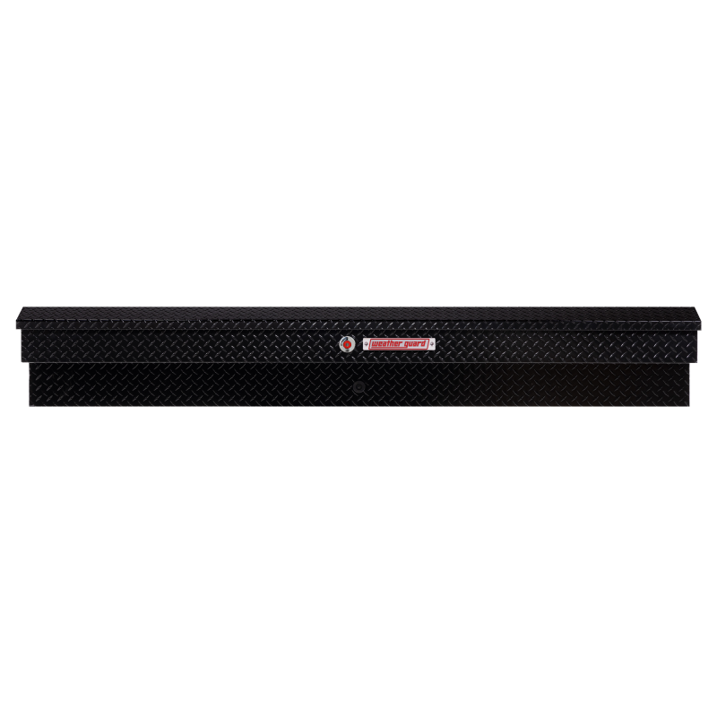 Weather Guard Side Mount Tool Box Gloss Black Aluminum 87X17X13 Model 164-5-04
