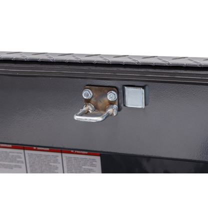 Weather Guard Side Mount Tool Box Gray Aluminum 87X17X13 Model 164-6-04