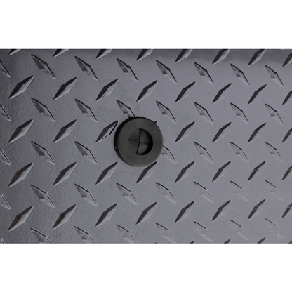 Weather Guard Side Mount Tool Box Gray Aluminum 87X17X13 Model 164-6-04
