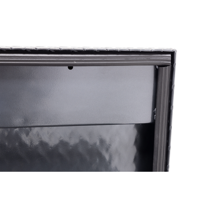 Weather Guard Side Mount Tool Box Gray Aluminum 87X17X13 Model 164-6-04