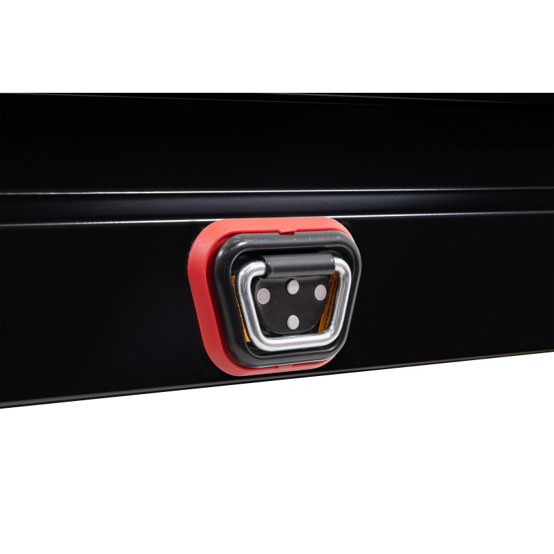 Weather Guard Side Mount Tool Box Gloss Black Steel 87X17X13 Model 165-5-04