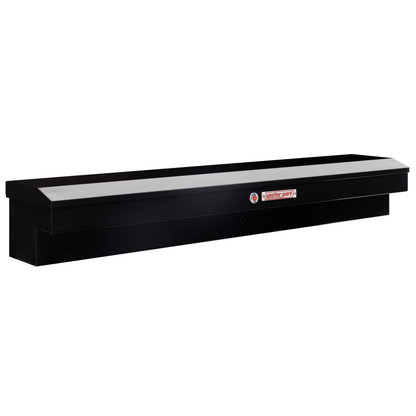 Weather Guard Side Mount Tool Box Gloss Black Steel 87X17X13 Model 165-5-04