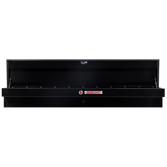 Weather Guard Side Mount Tool Box Gloss Black Steel 87X17X13 Model 165-5-04