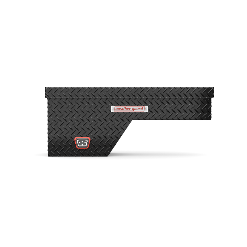 Weather Guard Wheel Well Box Driver Side Gloss Black Aluminum 46.63X15.43X16.4 Model 172-5-04