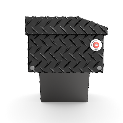 Weather Guard Wheel Well Box Driver Side Gloss Black Aluminum 46.63X15.43X16.4 Model 172-5-04