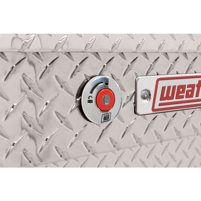 Weather Guard Side Mount Tool Box Bright Aluminum 56X17X13 Model 174-0-04
