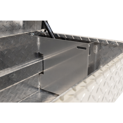 Weather Guard Side Mount Tool Box Bright Aluminum 56X17X13 Model 174-0-04