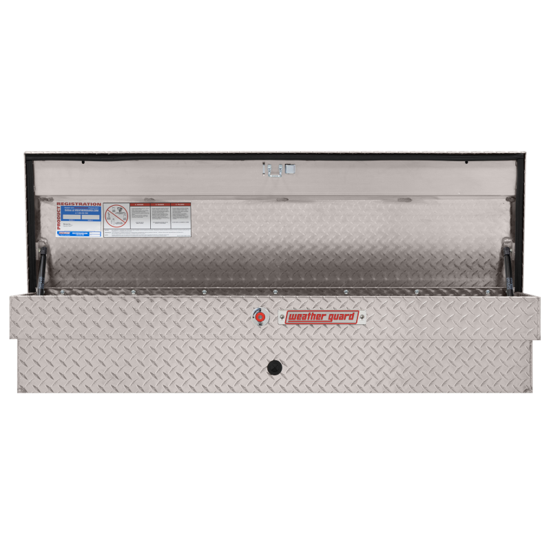 Weather Guard Side Mount Tool Box Bright Aluminum 56X17X13 Model 174-0-04
