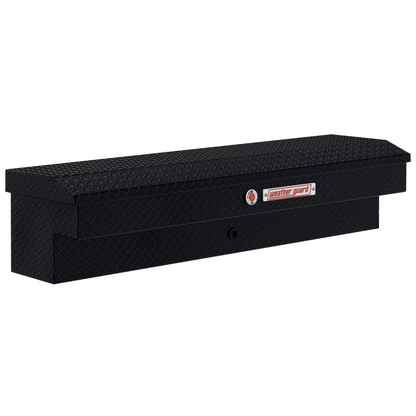 Weather Guard Side Mount Tool Box Gloss Black Aluminum 56X17X13 Model 174-5-04