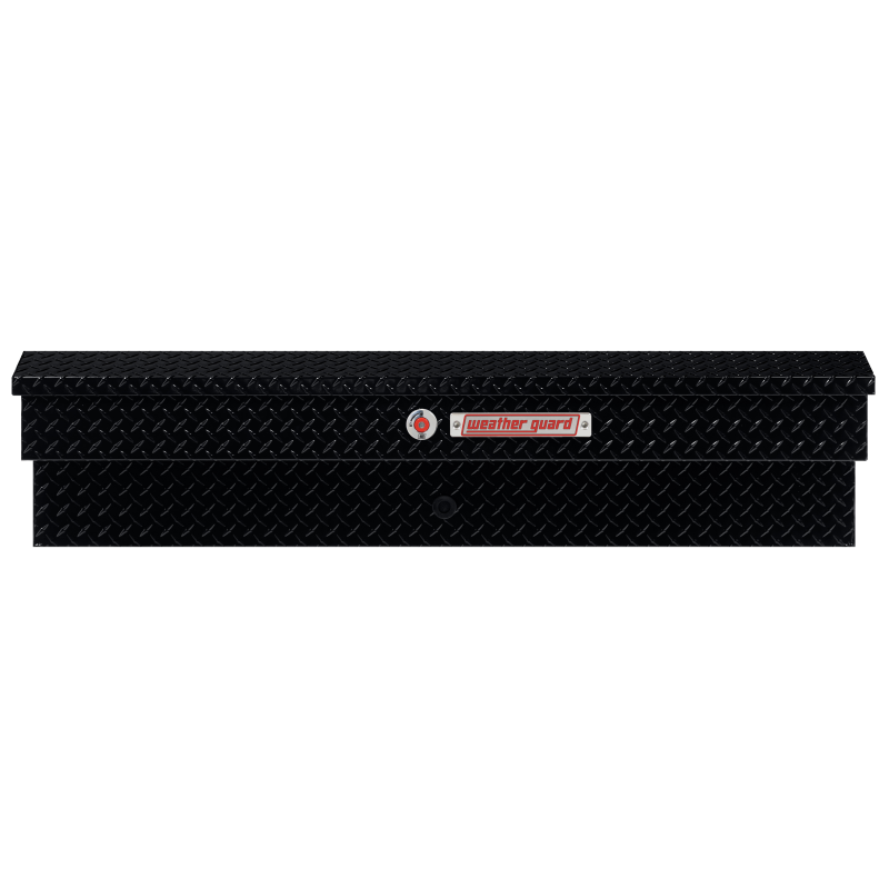 Weather Guard Side Mount Tool Box Gloss Black Aluminum 56X17X13 Model 174-5-04