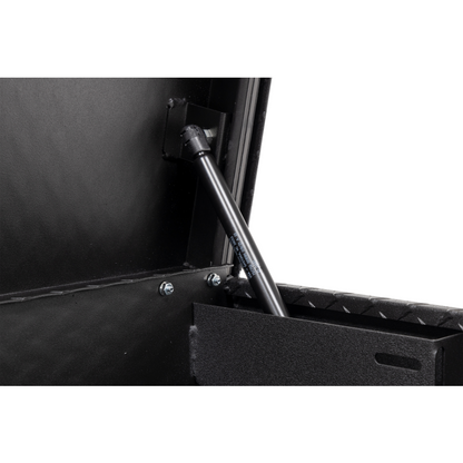 Weather Guard Side Mount Tool Box Textured Matte Black Aluminum 56X17X13 Model 174-52-04