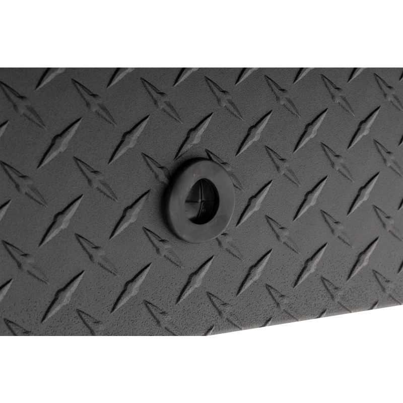 Weather Guard Side Mount Tool Box Textured Matte Black Aluminum 56X17X13 Model 174-52-04