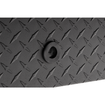 Weather Guard Side Mount Tool Box Textured Matte Black Aluminum 56X17X13 Model 174-52-04