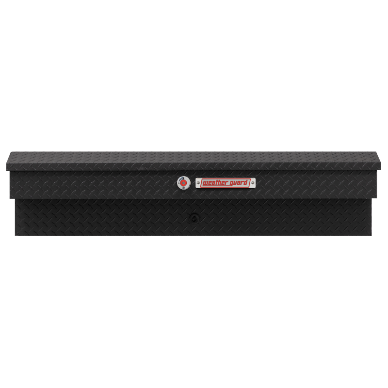 Weather Guard Side Mount Tool Box Textured Matte Black Aluminum 56X17X13 Model 174-52-04