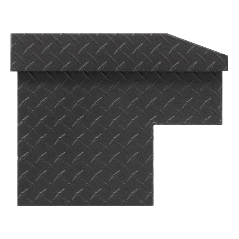 Weather Guard Side Mount Tool Box Textured Matte Black Aluminum 56X17X13 Model 174-52-04