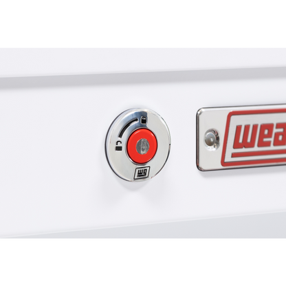 Weather Guard Side Mount Tool Box White Steel 56X17X13 Model 175-3-04