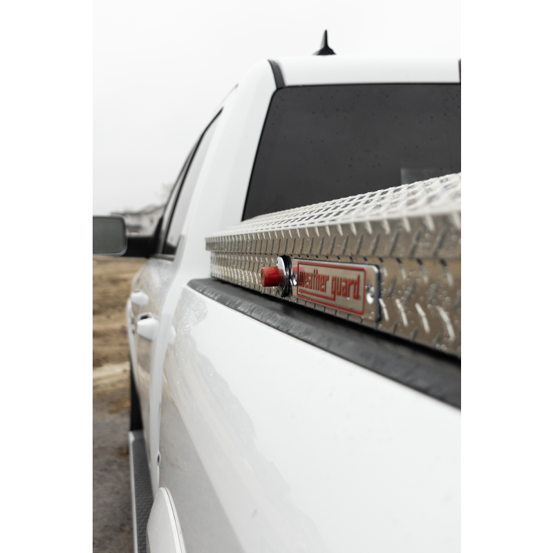 Weather Guard Side Mount Tool Box Low Profile Bright Aluminum 56X17X13 Model 178-0-04