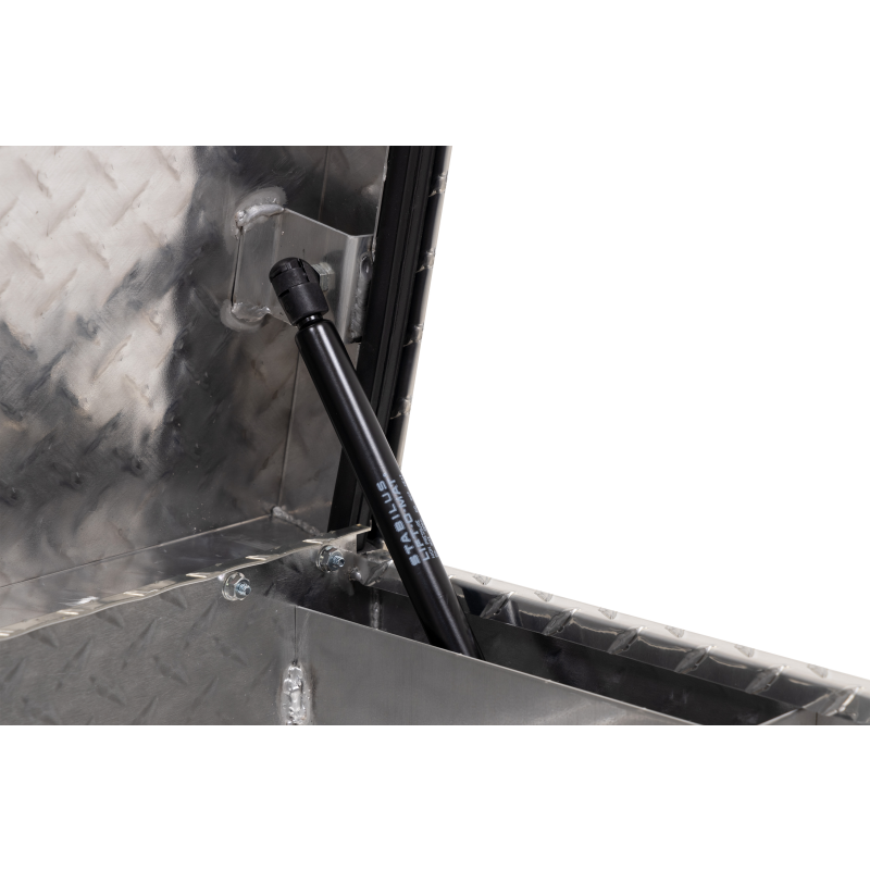 Weather Guard Side Mount Tool Box Low Profile Bright Aluminum 56X17X13 Model 178-0-04