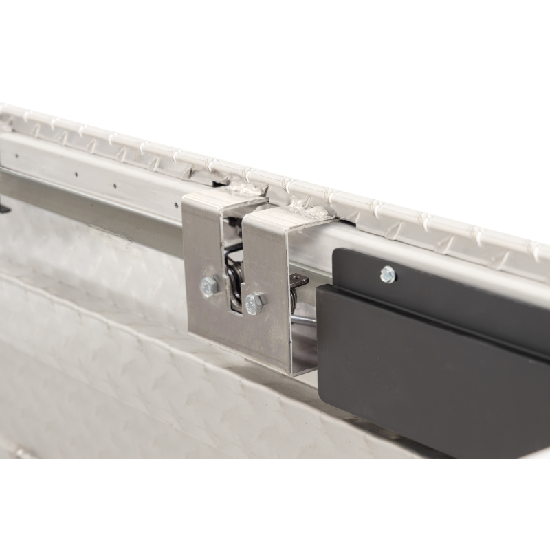 Weather Guard Side Mount Tool Box Low Profile Bright Aluminum 56X17X13 Model 178-0-04