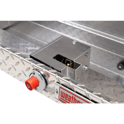 Weather Guard Side Mount Tool Box Low Profile Bright Aluminum 56X17X13 Model 178-0-04