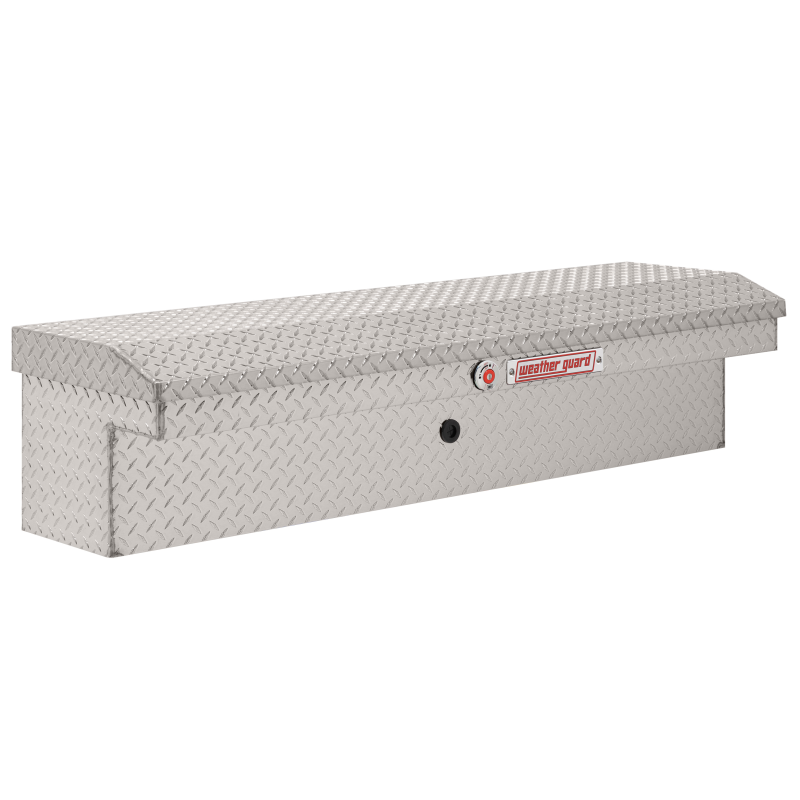 Weather Guard Side Mount Tool Box Low Profile Bright Aluminum 56X17X13 Model 178-0-04