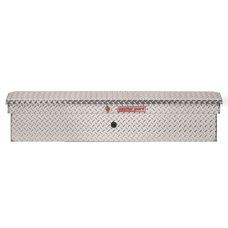 Weather Guard Side Mount Tool Box Low Profile Bright Aluminum 56X17X13 Model 178-0-04