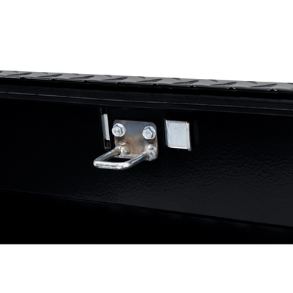 Weather Guard Side Mount Tool Box Low Profile Gloss Black Aluminum 56X17X13 Model 178-5-04
