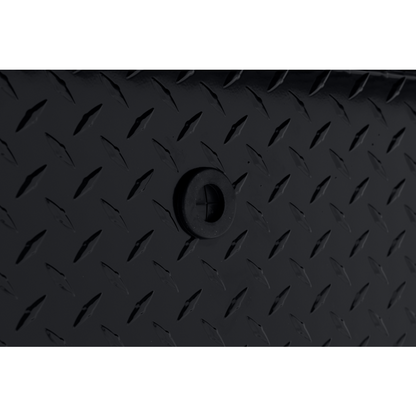 Weather Guard Side Mount Tool Box Low Profile Gloss Black Aluminum 56X17X13 Model 178-5-04