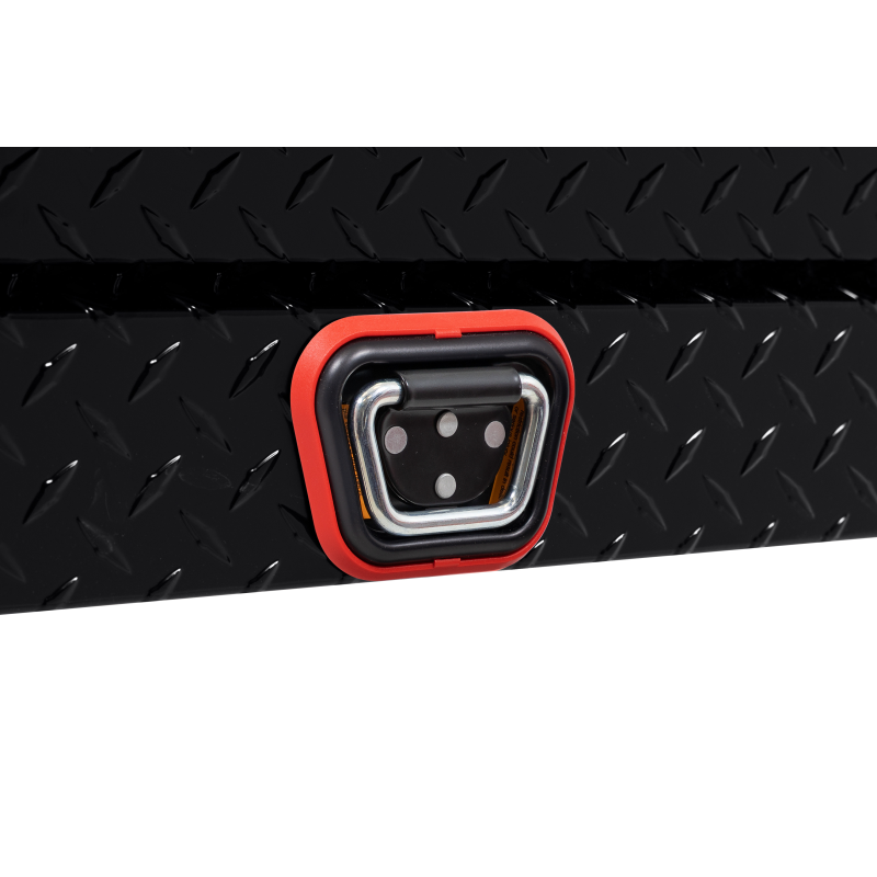 Weather Guard Side Mount Tool Box Low Profile Gloss Black Aluminum 56X17X13 Model 178-5-04