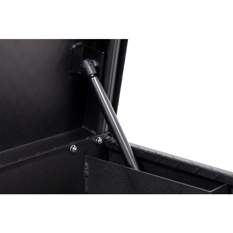Weather Guard Side Mount Tool Box Low Profile Textured Matte Black Aluminum 56X17X13 Model 178-52-04
