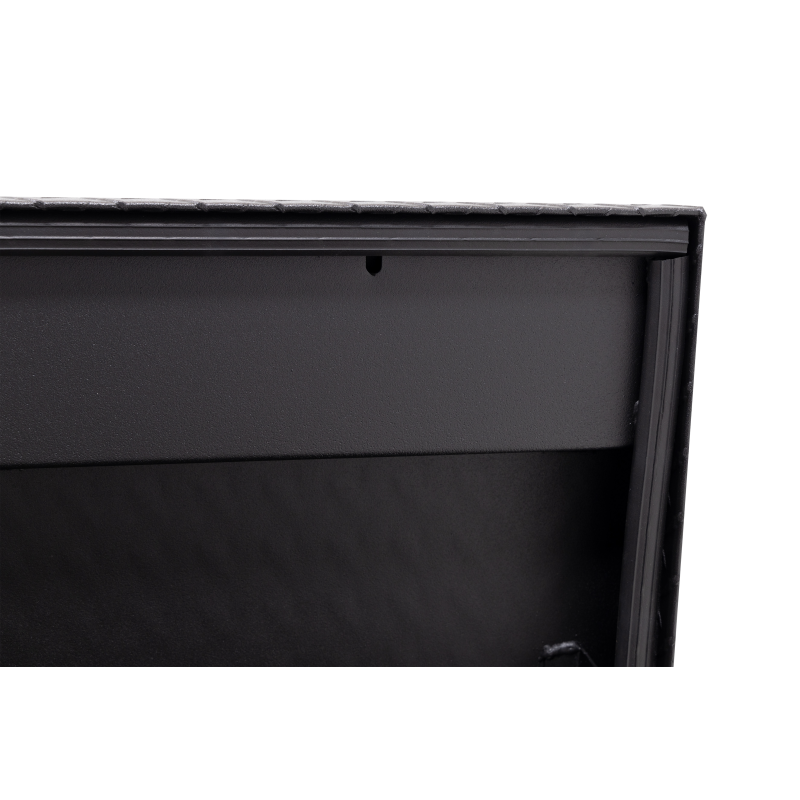 Weather Guard Side Mount Tool Box Low Profile Textured Matte Black Aluminum 56X17X13 Model 178-52-04