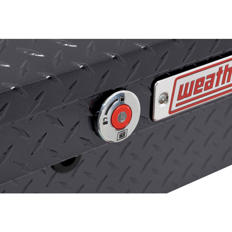 Weather Guard Side Mount Tool Box Low Profile Gray Aluminum 56X17X13 Model 178-6-04
