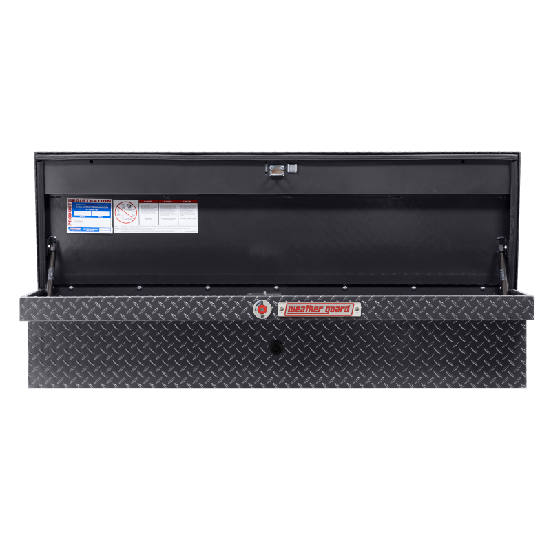 Weather Guard Side Mount Tool Box Low Profile Gray Aluminum 56X17X13 Model 178-6-04