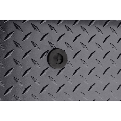 Weather Guard Side Mount Tool Box Low Profile Gray Aluminum 41X17X13 Model 180-6-04