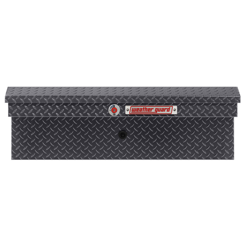 Weather Guard Side Mount Tool Box Low Profile Gray Aluminum 41X17X13 Model 180-6-04