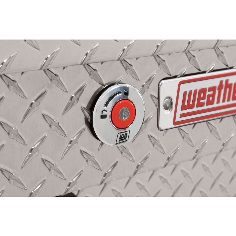 Weather Guard Side Mount Tool Box Bright Aluminum 41X17X13 Model 184-0-04
