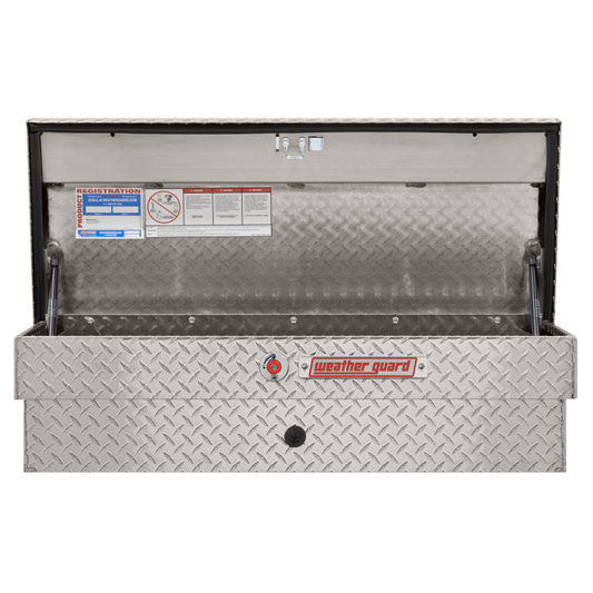 Weather Guard Side Mount Tool Box Bright Aluminum 41X17X13 Model 184-0-04