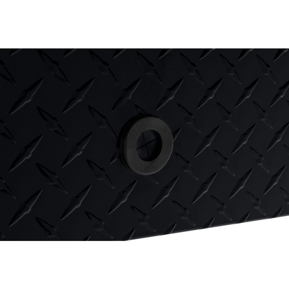 Weather Guard Side Mount Tool Box Gloss Black Aluminum 41X17X13 Model 184-5-04