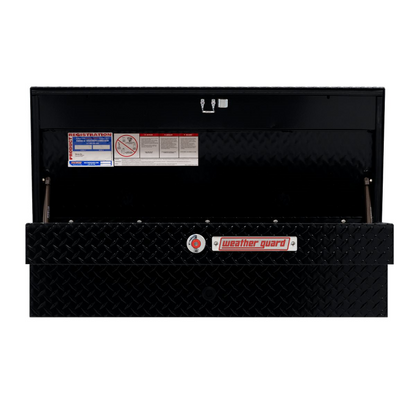 Weather Guard Side Mount Tool Box Gloss Black Aluminum 41X17X13 Model 184-5-04