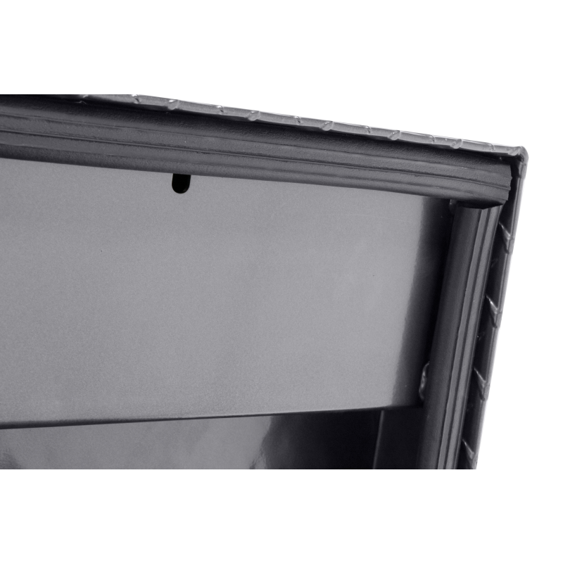 Weather Guard Side Mount Tool Box Gray Aluminum 41X17X13 Model 184-6-04