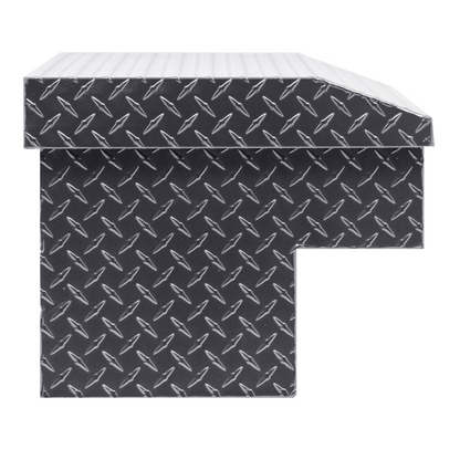 Weather Guard Side Mount Tool Box Gray Aluminum 41X17X13 Model 184-6-04