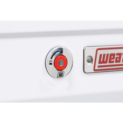 Weather Guard Side Mount Tool Box White Steel 41X17X13 Model 185-3-04