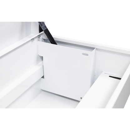 Weather Guard Side Mount Tool Box White Steel 41X17X13 Model 185-3-04