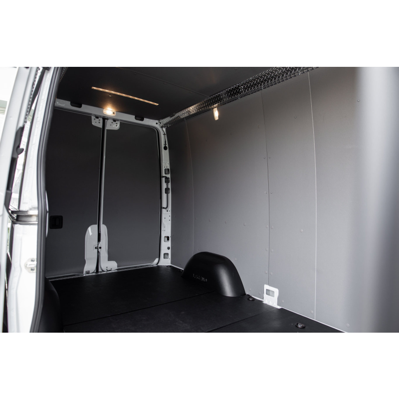 LEGEND DuraTherm Wall Liner ONLY - GMC Savana/Chevy Express Cargo Van Extended Wheelbase - Textured Grey - Single Side Door Model 324-114-2613