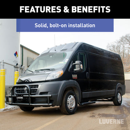 Luverne Tuff Guard Black Stainless Van Grille Guard Select ProMaster 1500 2500 3500 Model 205530-205910