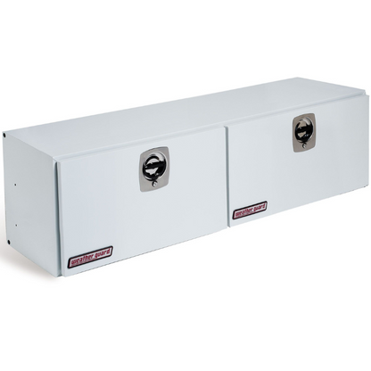 Weather Guard Top Mount Box Double Door White Steel 64.25X16.25X18 Model 265-3-02