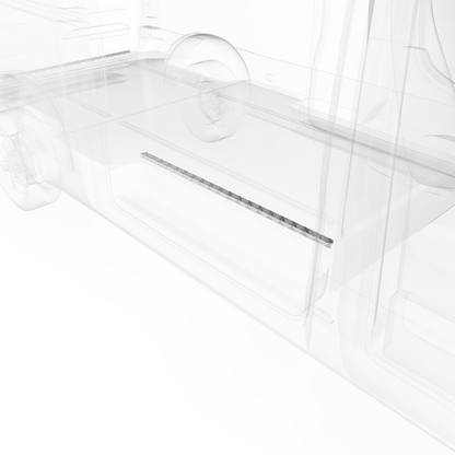 LEGEND Aluminum Floor Sill Set Mercedes Sprinter (all WB lengths) Cargo Van - Single Side Door Model 109-151-1010