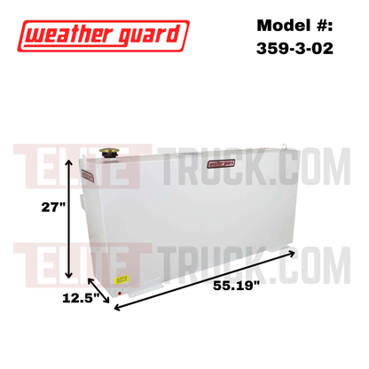 Weather Guard 75 Gallon White Steel Transfer Tank Model 359-3-02