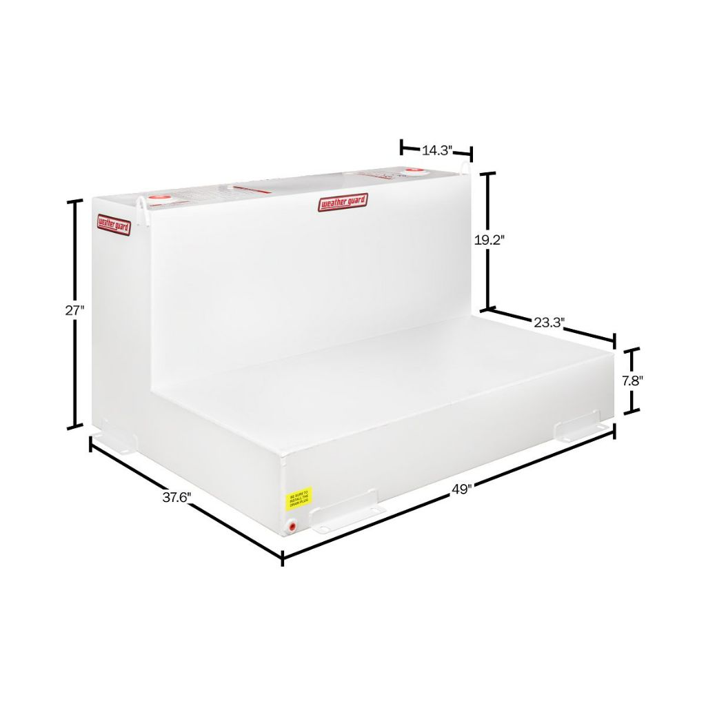 Weather Guard 110 Gallon White Steel Transfer Tank Model 362-3-02