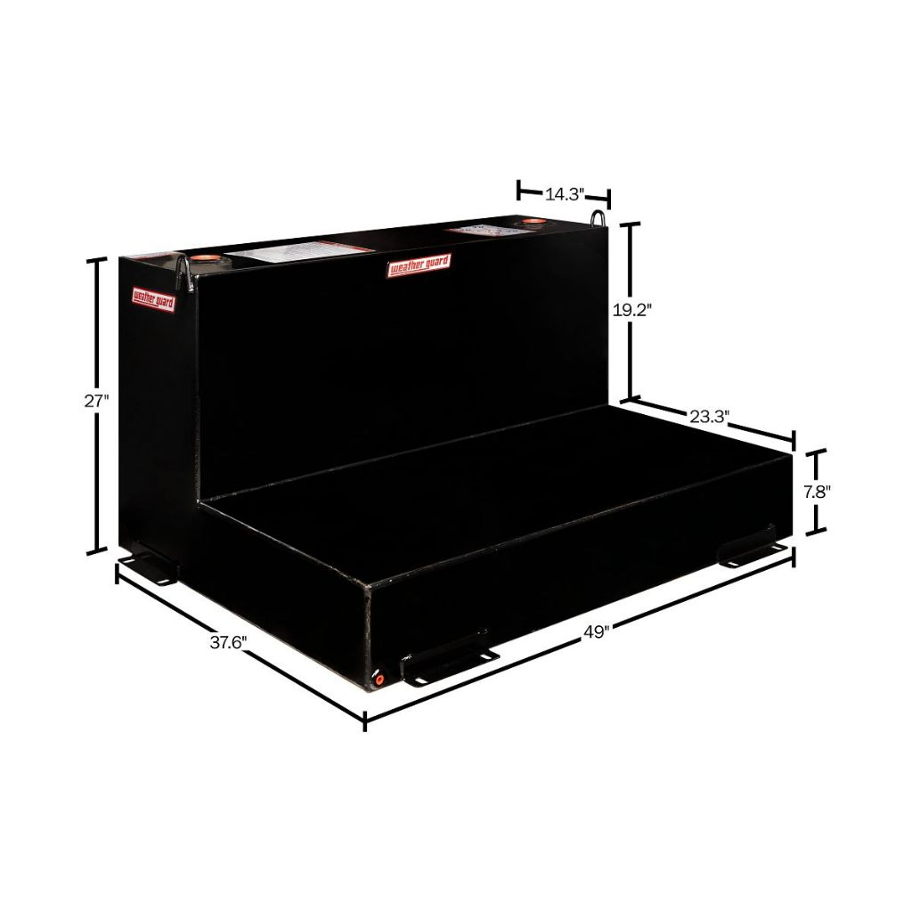 Weather Guard 110 Gallon Gloss Black Steel Transfer Tank Model 362-5-02